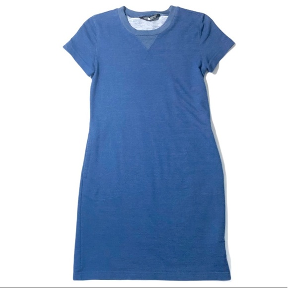 The North Face Dresses & Skirts - North Face Blue Sweatshirt / T-shirt Shift Dress